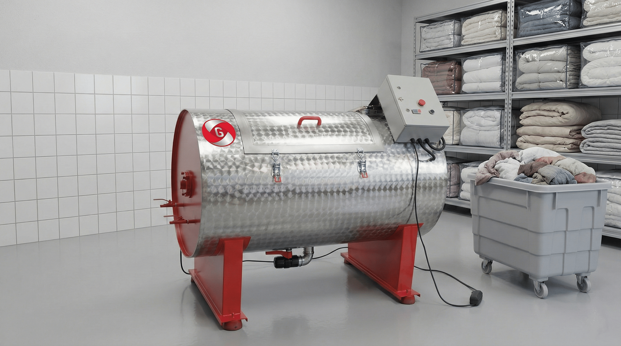 Battaniye Yorgan Yıkama Makinesi Battaniye ve Yorgan Yıkama Makinesi - Görsel 1