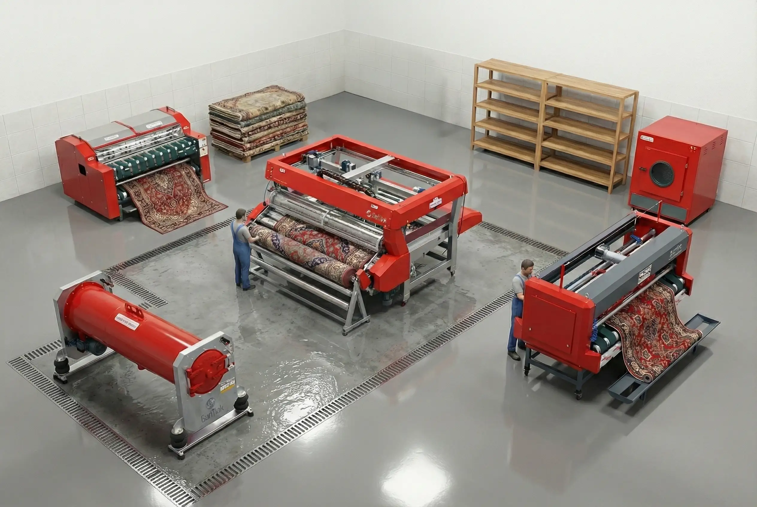 GarMak 29 hali yikama yerlesim plani