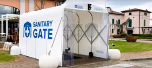 Pandemiyle Beraber Gelen Yeni Yaşam Tarzımız: Sosyal Mesafeden Hijyenik İnovasyonlara 48 Sanitation Gate Decontamination Entry Tunnels SMFS Home Slider